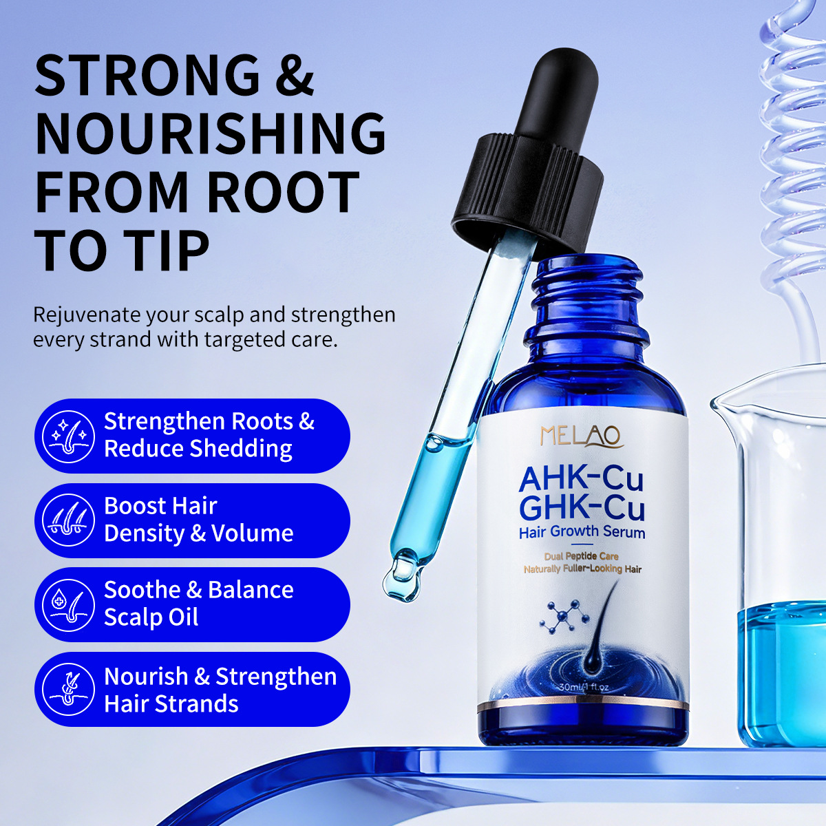 30ml Copper Dual Peptide Hair  - Epidermal Growth Factor ulasan dan harga