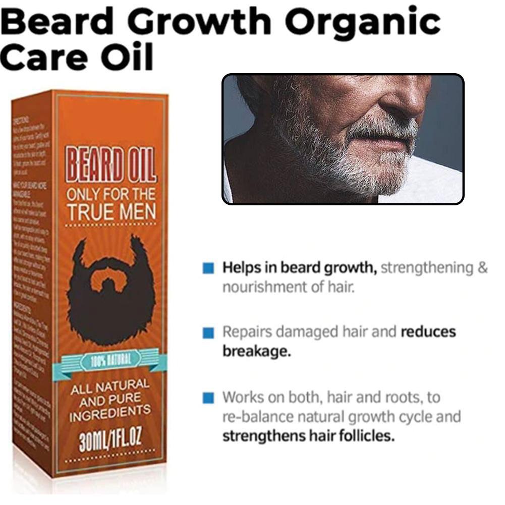 30ml Beard Growth Oil Serum Fo - Epidermal Growth Factor ulasan dan harga