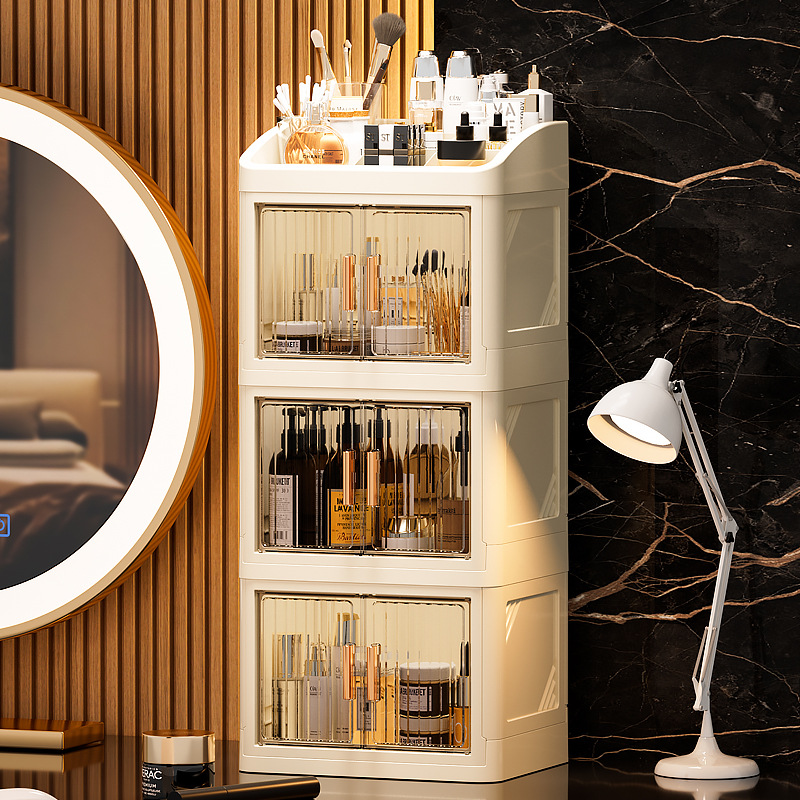 Layered Makeup Storage Cabinet - Luxury Skincare Gifts ulasan dan harga